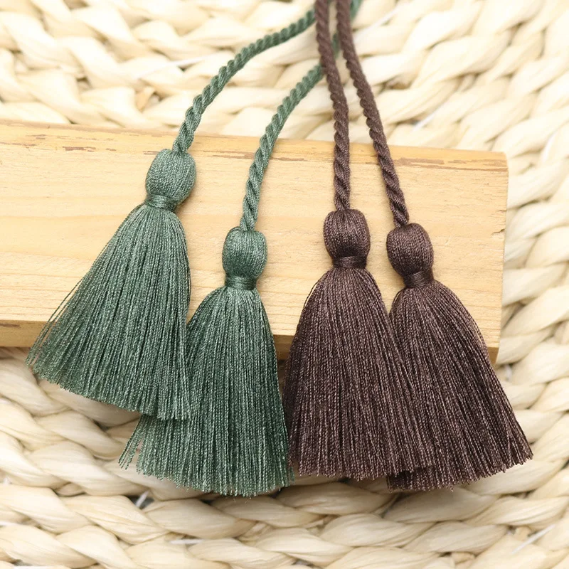 Multi-color optional polyester cotton54cmDouble-headed tassel Clothing accessories tassel tassel for spot supply long fringe