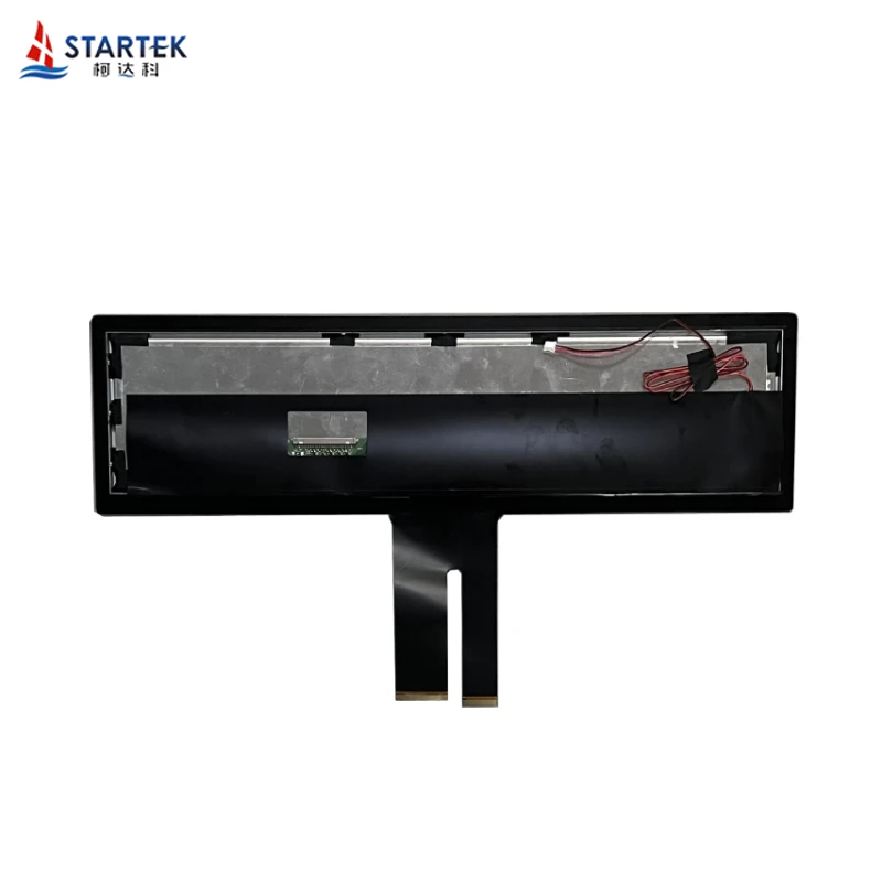 15 Inch Bar Type TFT LCD High Brightness 1280x242 Resolution LVDS interface LCD Display Module with Capacitive Touch Panel