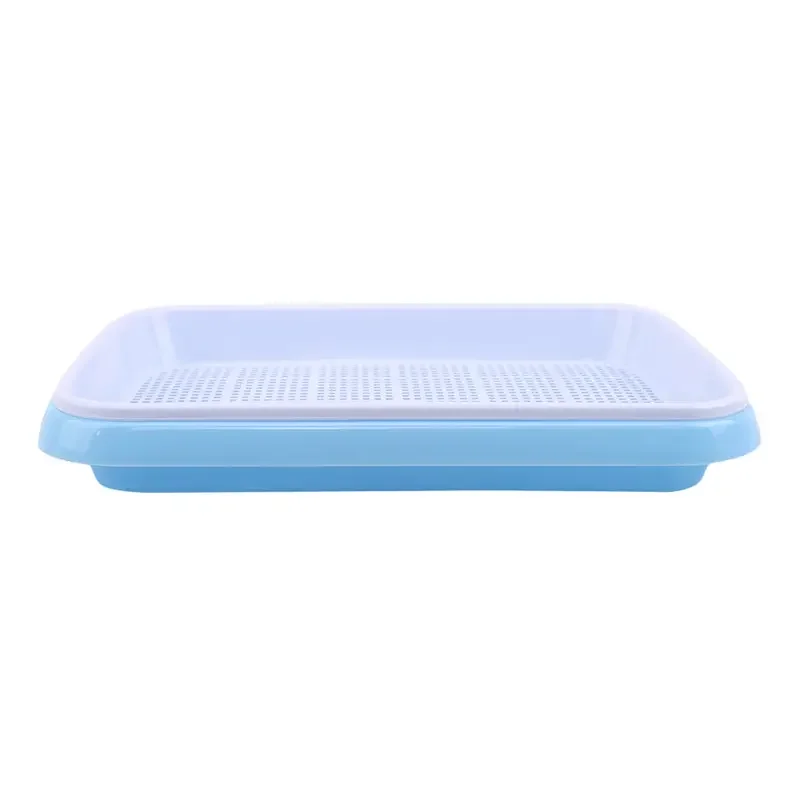 Garden Seed Sprouting Tray with Drain Nursery Microgreens Growing Trays Wheatgrass Container Germination Propagation Tray