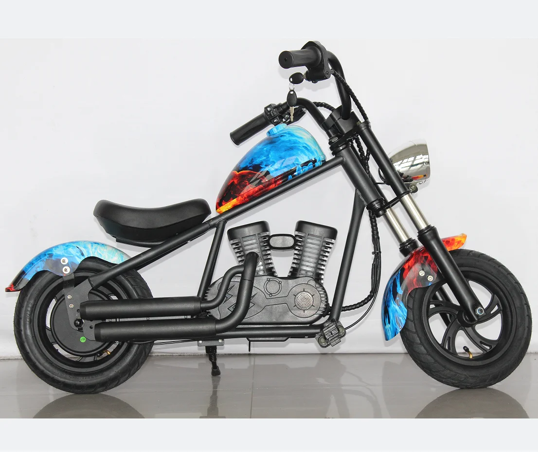 electric chopper motorcycle 180w motor power kids bike children bicycle electric fat tire bike for children electric scooters