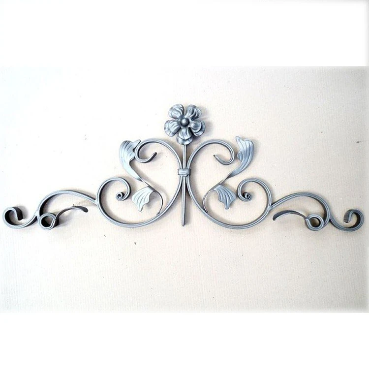 Wrought Iron Gate Elements Forged Element For Wrought iron Window railing Or fence decoration Ornament