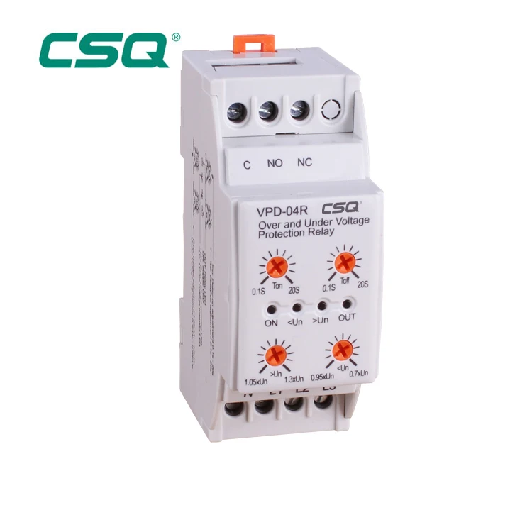 VPD-04R din rail under over voltage protection relay three phase voltage protection device motor protection relay low voltage