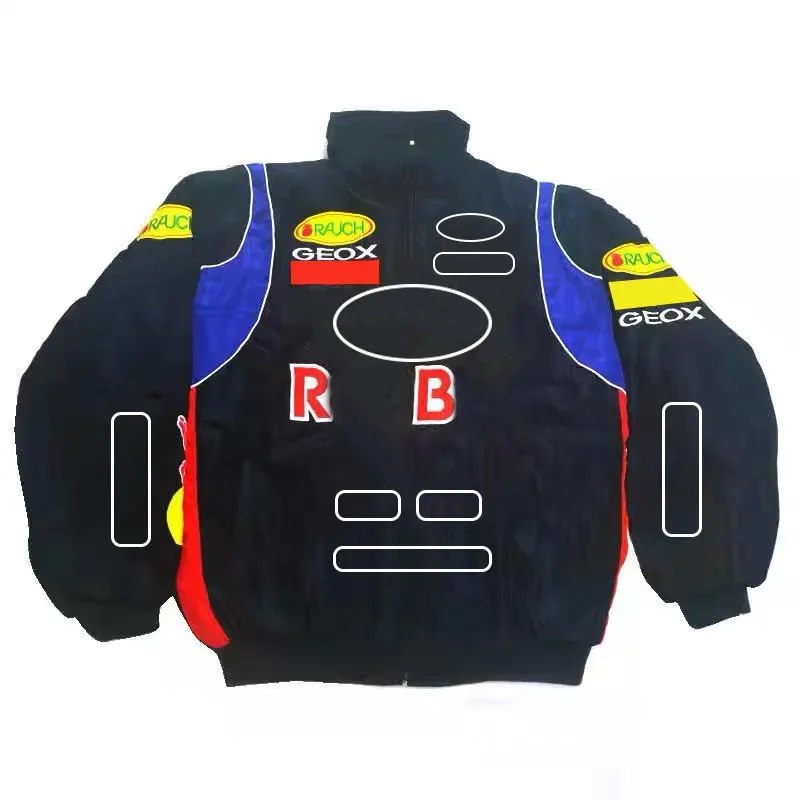 ZGBROTHERS Dropshipping American Men And Women Riding Embroidered Motorcycle Suit Vintage Racing Jacket