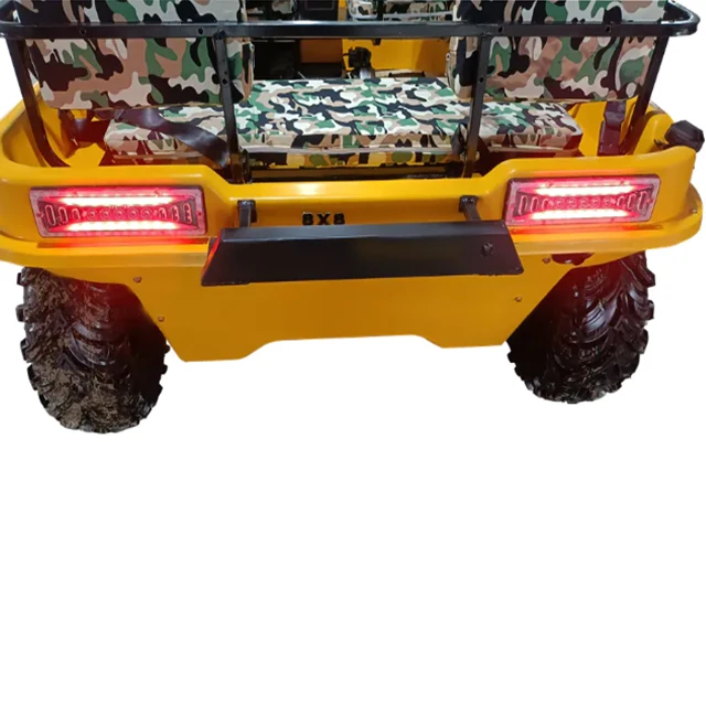 High Torque Stability 4 Stroke Amphibious Rescue 8X8 800cc ATV All Terrain Vehicle For Mountain  Swamp River