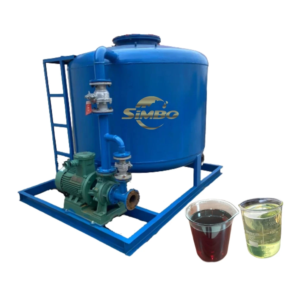 high speed 1.5m diameter filtration tank  waste oil recycling equipment
