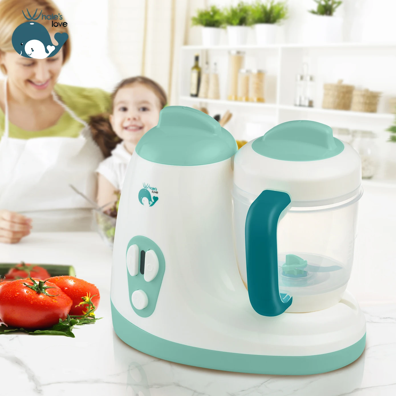 4 in 1 Multifunctional Mini Electric Manual Baby Steamer and Food Processor Blender Custom Noise Machine Baby Noise Tube KR