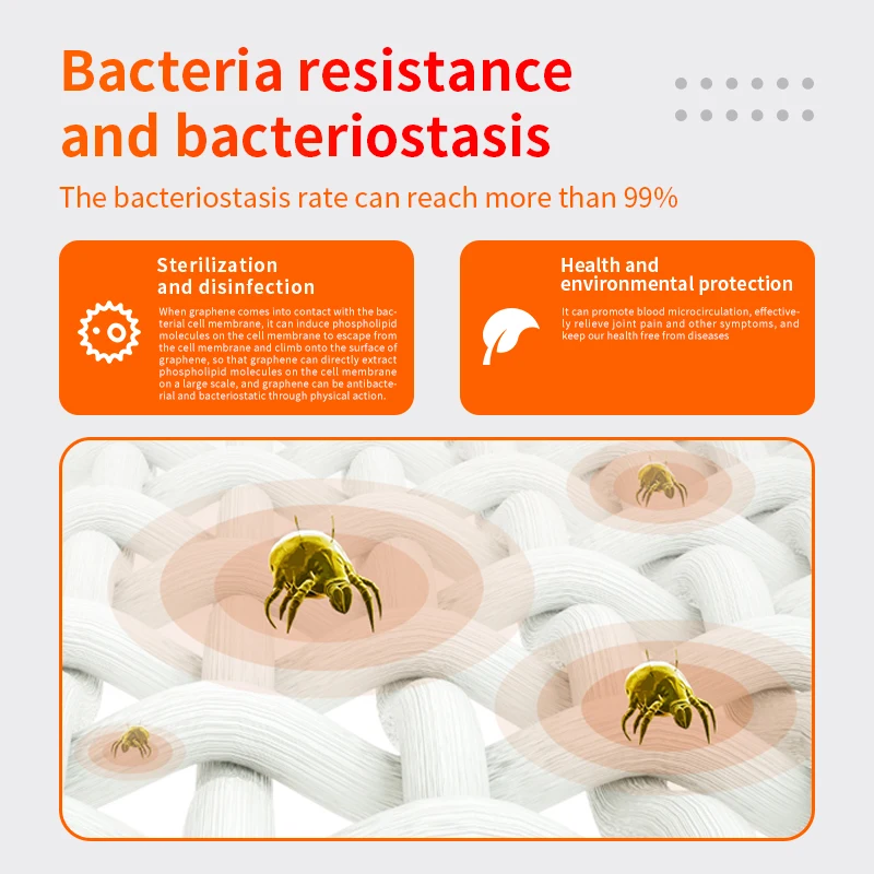 Winter room use hand foot warmer Graphene 12V 16W foot warmer light blue high-grade fabric comfortable and durable foot warmer