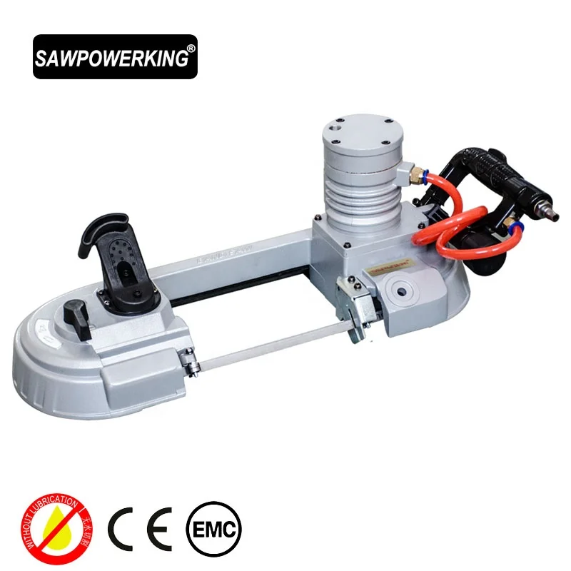 Ручная Портативная ленточная пила SAWPOWERKING беспроводная для дерева/металла/ПВХ труб режущий газ мощность: скорость воздуха (об/мин): 9600 ~