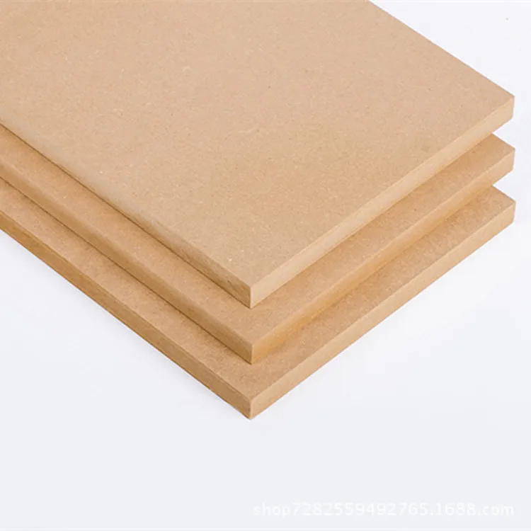 Factory wholesale 3mm 5mm 9mm 12mm 15mm 18mm laminated MDF raw board For china