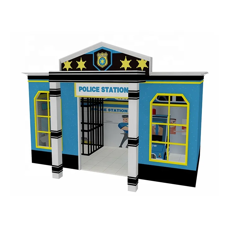 Traffic theme cheap small indoor playground city town equipment,role play house indoor kids playground