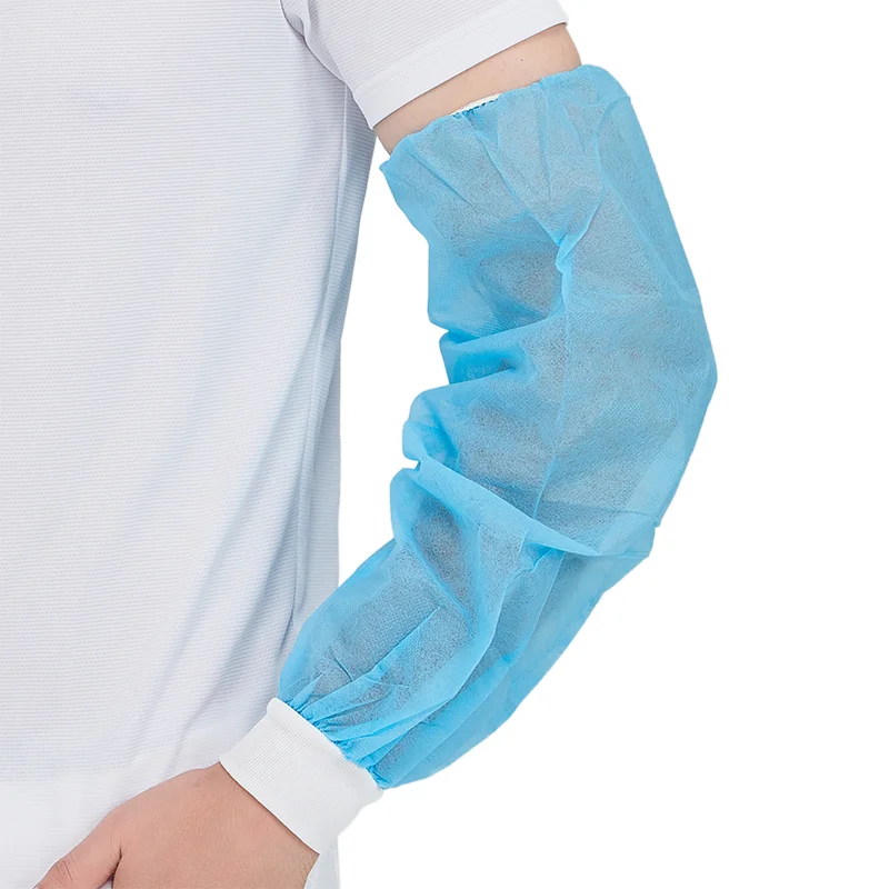 Ready To Ship Free Sample Sleevelet Waterproof Medical Disposable Non-Woven Sleeve Covers