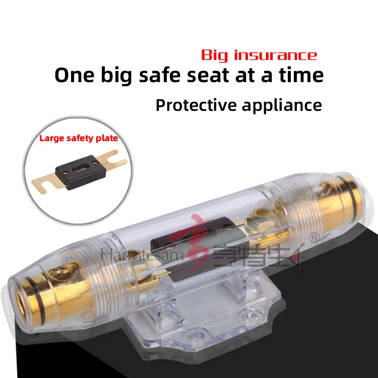 Pure copper auto anl fuse holder high quality car audio fuse holder block with 100A fuse