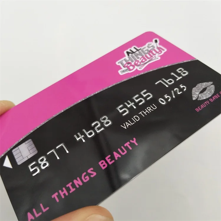 Factory Custom Preprint Double Sides 30mil Plastic Pvc Security Card Embossed Cards