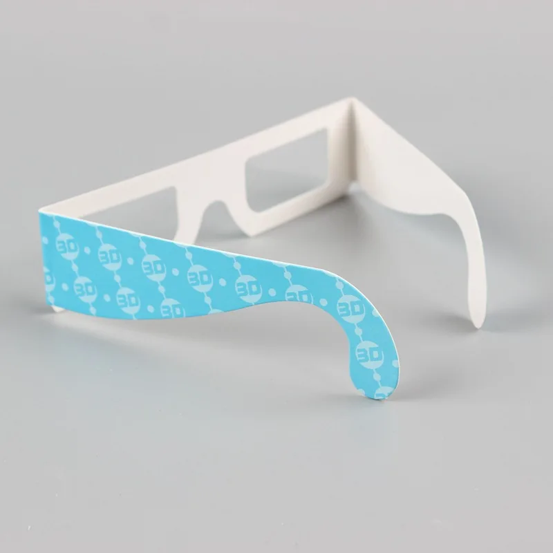 Best Selling Customize Fireworks Paper Cinema Diffraction 3d Red Blue Cyan Glasses Solar eclipse with OEM logo