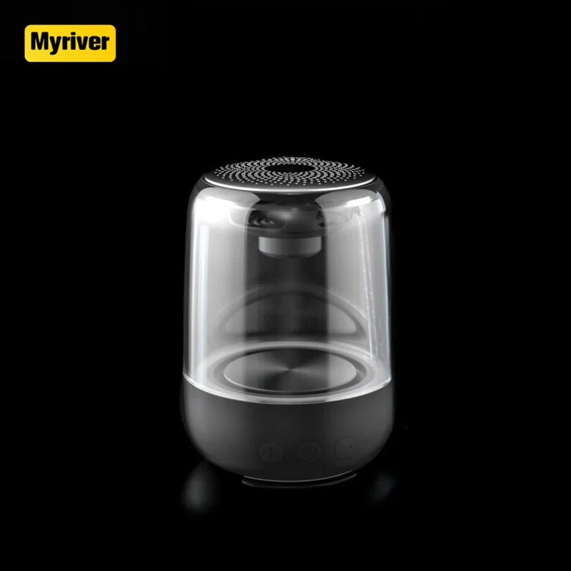 Myriver 500Mah Built In Battery 90Db 120Hz-20Khz Button Control Dj Bass Boobox Mp3 Player Mini Portable Music Bt Speaker