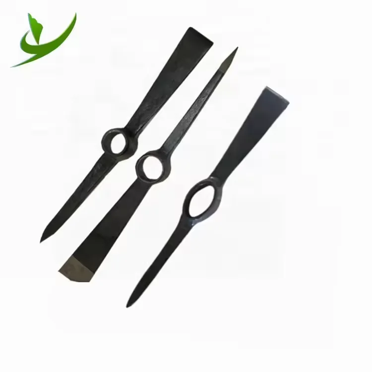P402 pickaxe Garden Agriculture pickaxe Tools Digging Forged Dropped Railway Round Hole Steel Mattock pickaxe