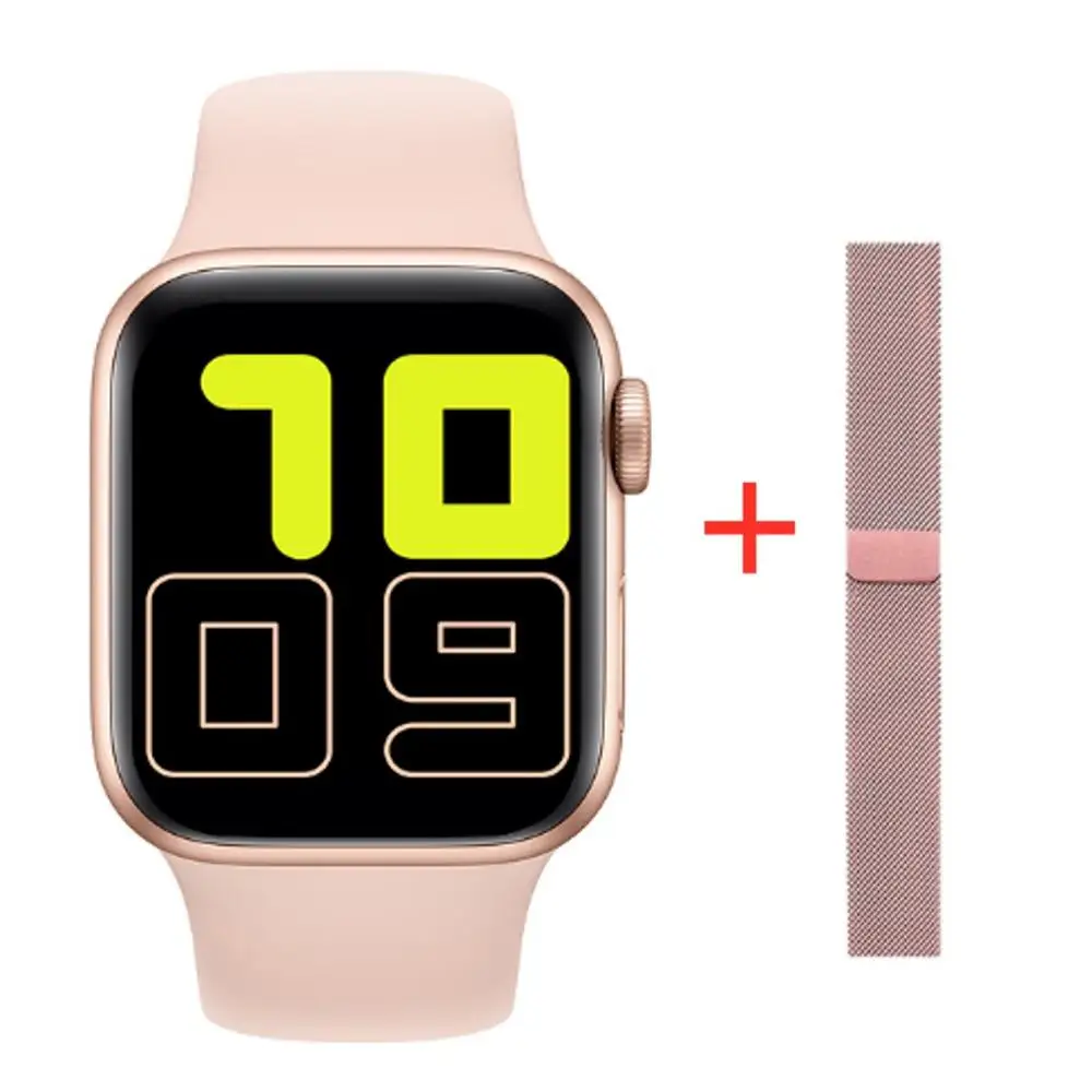 X6 Smart Watch 44mm Heart Rate Monitor Men Women Smartwatch for IOS IPhone 11 Android Phone PK IWO 11 10 8 IWO 12 Pro