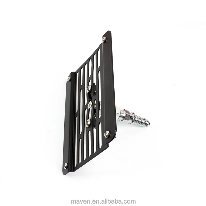 Car Front Bumper Tow Hook US License Plate Relocator Mounting Bracket Holder