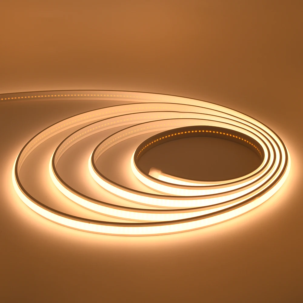 High Density No Led Dot Fob Led Strip 24v 320 Led/m Flexible Cob Led Strip Light