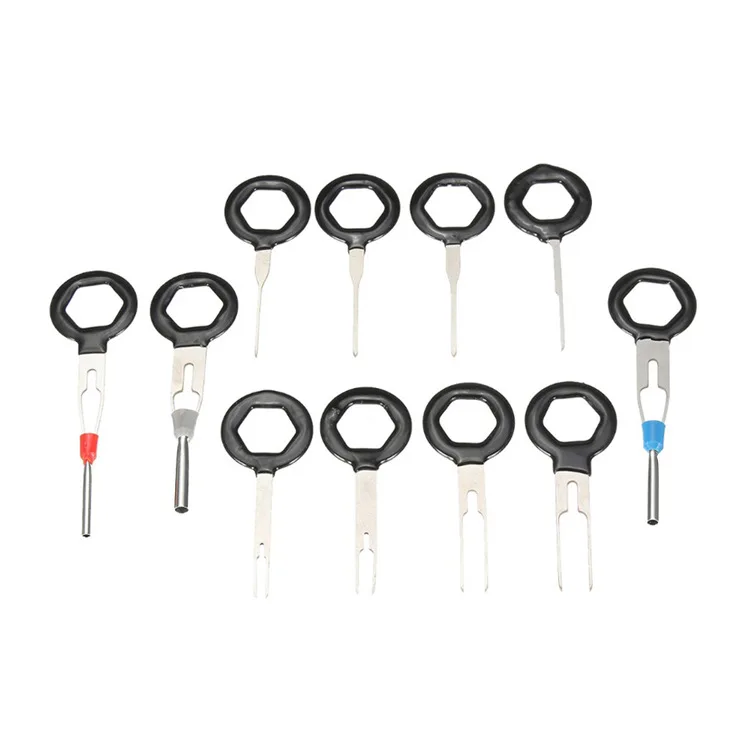 
11pcs/set Automotive Plug Terminal Remove Tool Set Pin Extractor Electrical Wire Crimp Connector Puller 