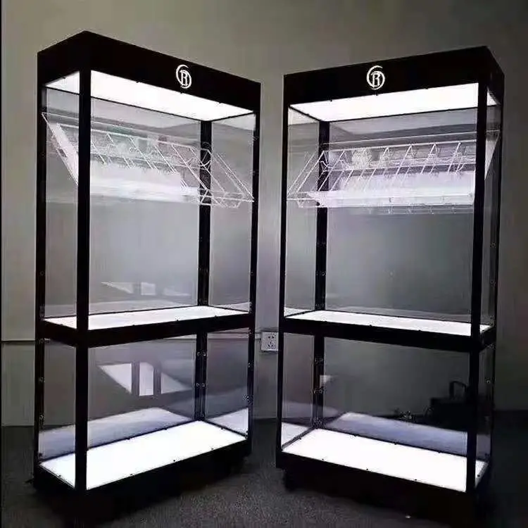 
custom led lighting up nightclub champagne Bottle Presenter display cabinet for Club Bar Lounge party event 