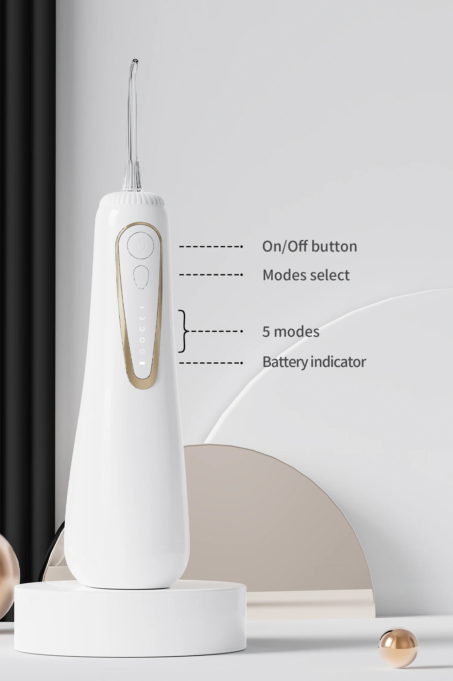 water flosser 5 modes portable water flosser oral irrigator