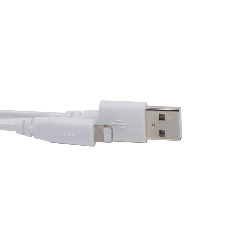 6ft Polyester braided  TPE/PVC Molding , USB A to Lighting Cable Fast Charging, MFi Certified  Lighting Usb Cable