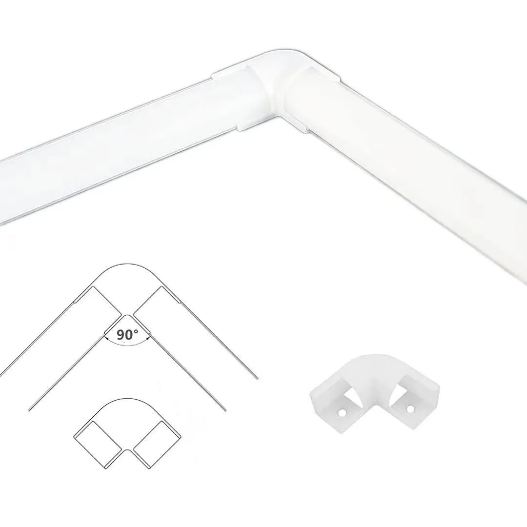 Surface mounting k42 linear lighting profil channel housing extrusion 45 90 degree corner aluminum profile led strip light