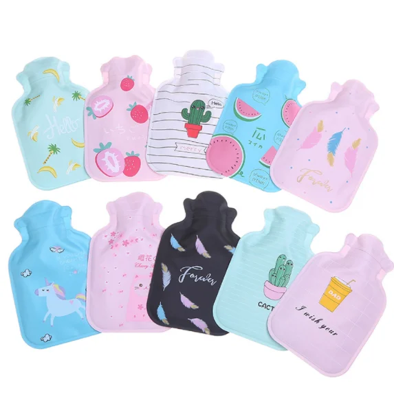 Portable Lovely Thick Explosion-Proof Cartoon Warm Packet Hot Water Bag