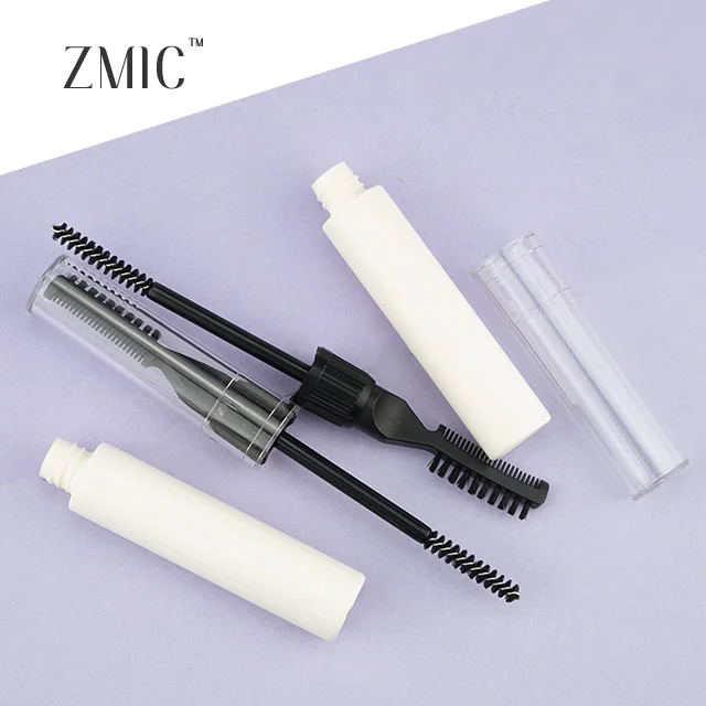 Empty plastic eyebrow mascara container,double ends eyebrow gel tube,eyelash mascara bottles with brush
