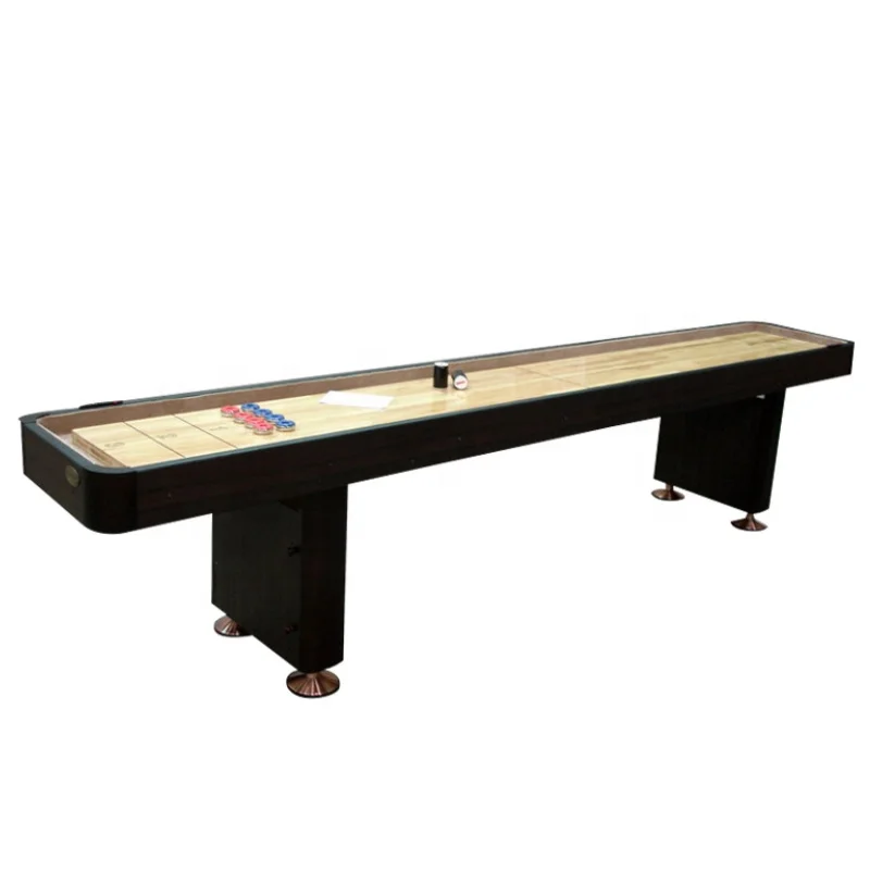 Factory price high quality popular style 12ft 14ft 16ft shuffleboard game table for sale