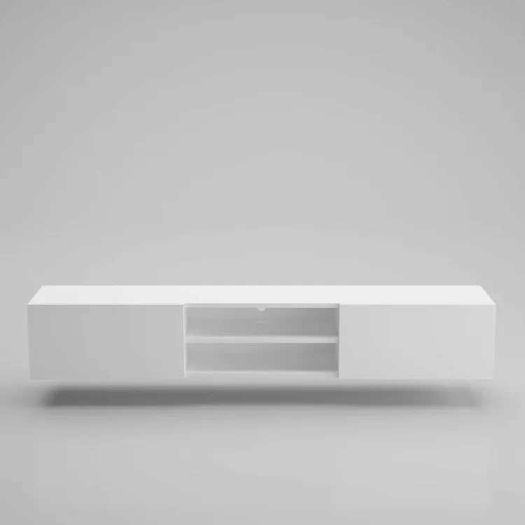 Плавающая телевизионная подставка до 80 дюймов TVs Современная медиаконсоль