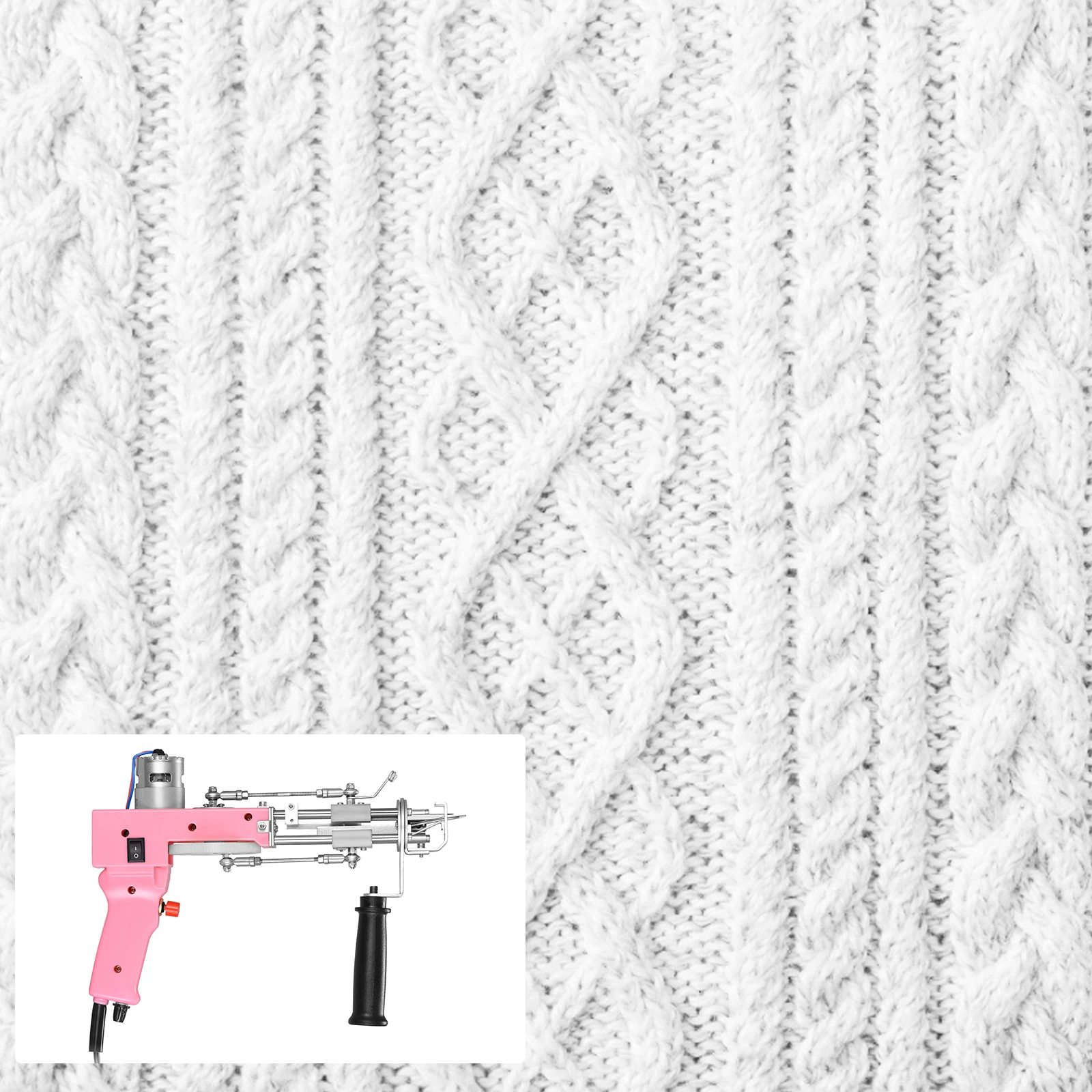 Factory Direct Bivolt Hand Tufting Gun for Carpet 2 in 1 Weaving Machine Both Cut and Loop Pile