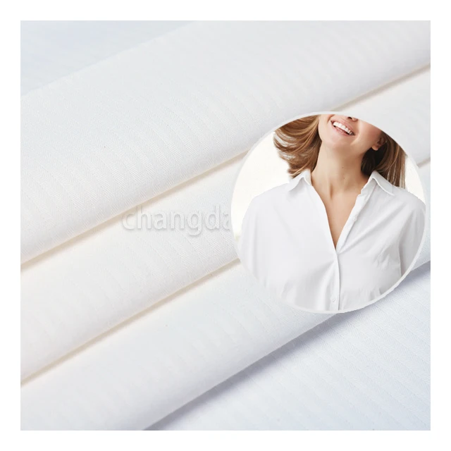 Fabric Dresses  Grey Fabric  65 Polyester 35 Cotton white polyester cotton fabric for garments