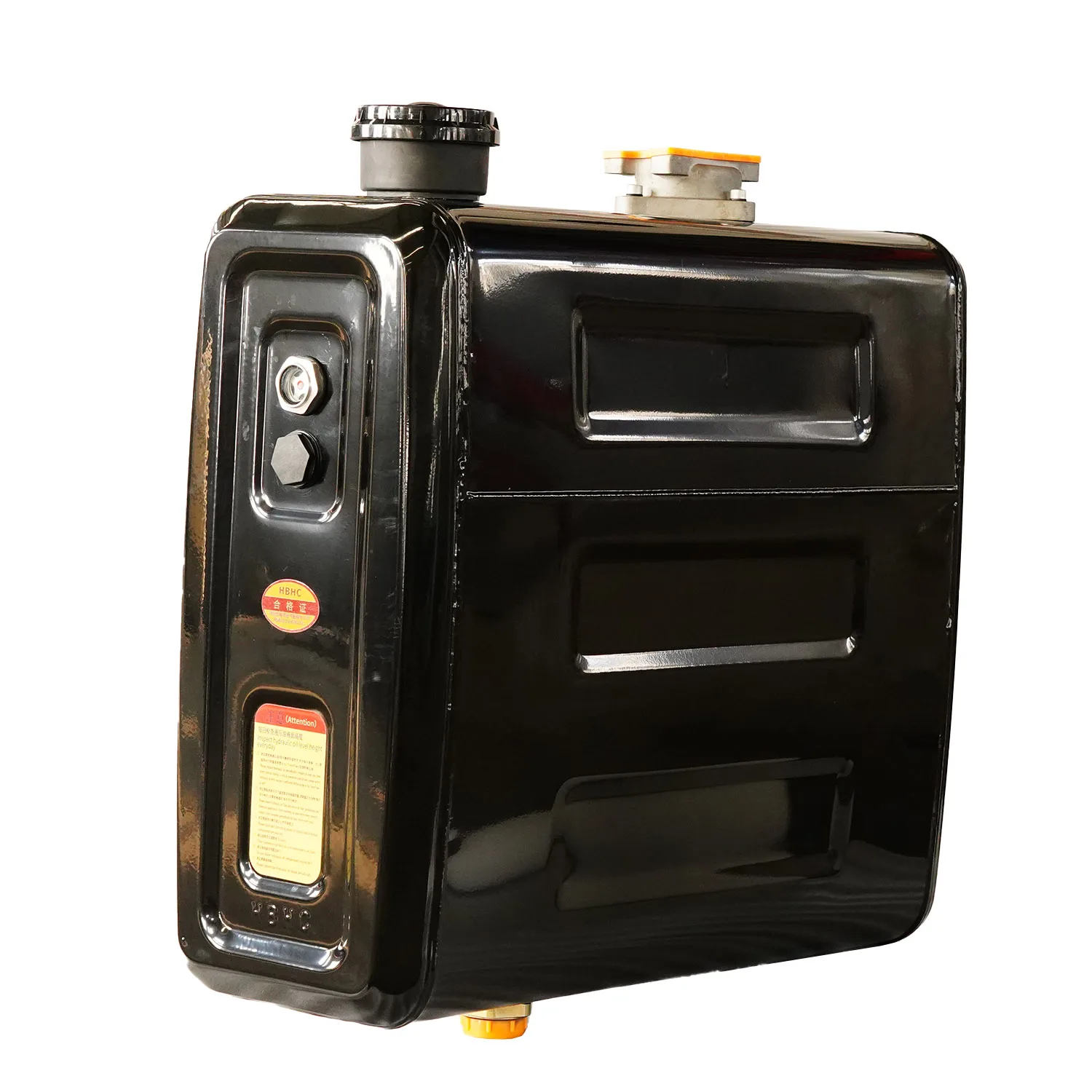extensive range of rear mounted hydraulic oil tanks, in steel material