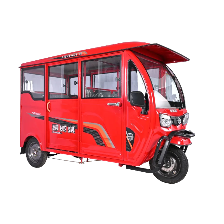 Full Cover Enclosed Adult with Cheap Price Tuktuk Taxi Big Power Passenger tricycle 3 Wheel Electric Tricycle for Wholesale