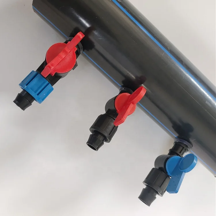 Drip Irrigation System Drip Tape Fittings Mini Drip Valve for Farm Agriculture Irrigation Equipment