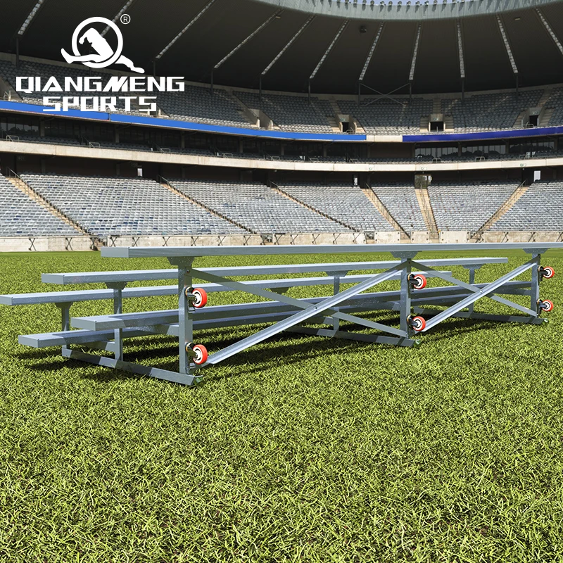3 Rows of Grandstand Seats Are Portable Aluminum Alloy Indoor Bleacher Stadium with Low Rise