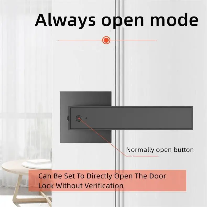 Fingerprint Lock Smart Electronic Door Lock Home Security Key Handle Lock