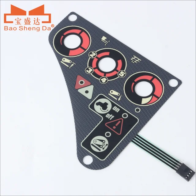 OEM ODM Embossed Tactile Button IP68 Waterproof keypad