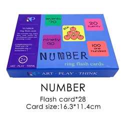 Customize Your Own 300gsm Black Core Paper English Flash Printing Playing Cards For Children Flashcard