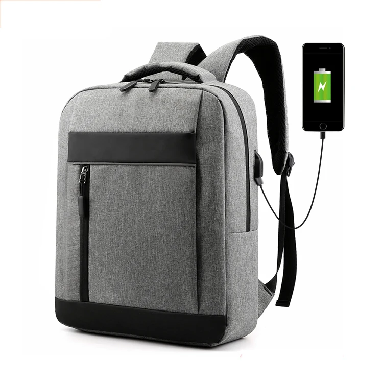 15.6 Inch Waterproof Men Business Laptop Travel Reflective Backpack Usb Bag