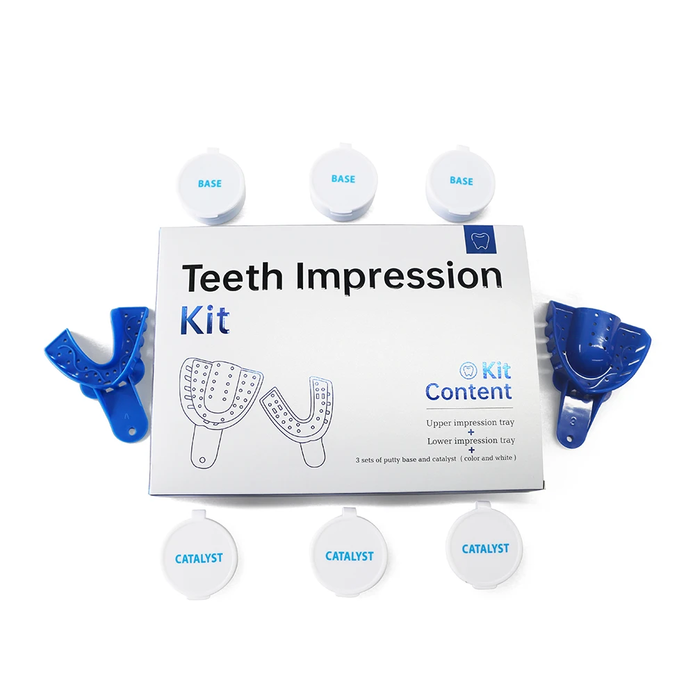Odontology Equipment Silicone Wholesale Teeth Mold Kit Dental Impression Material Kit For Teeth Aligners Veneers