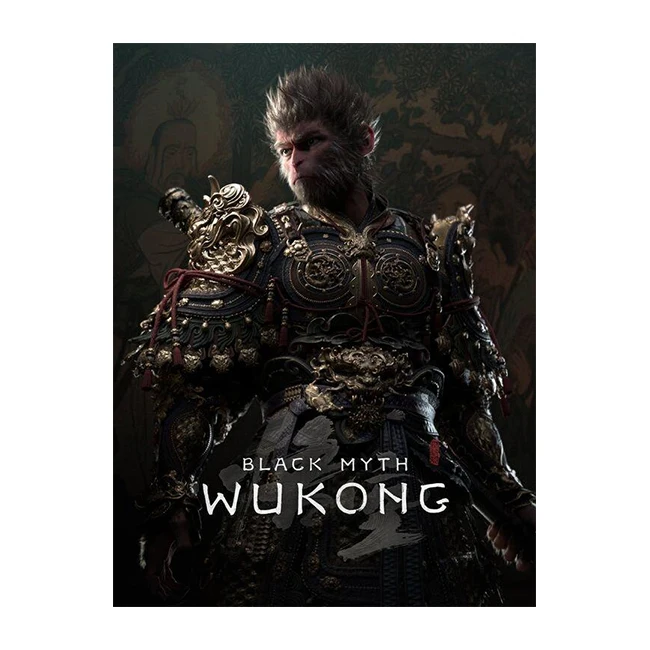 Черный Wyth Wukong постер на заказ 3d флип линзовидный аниме печать изображение