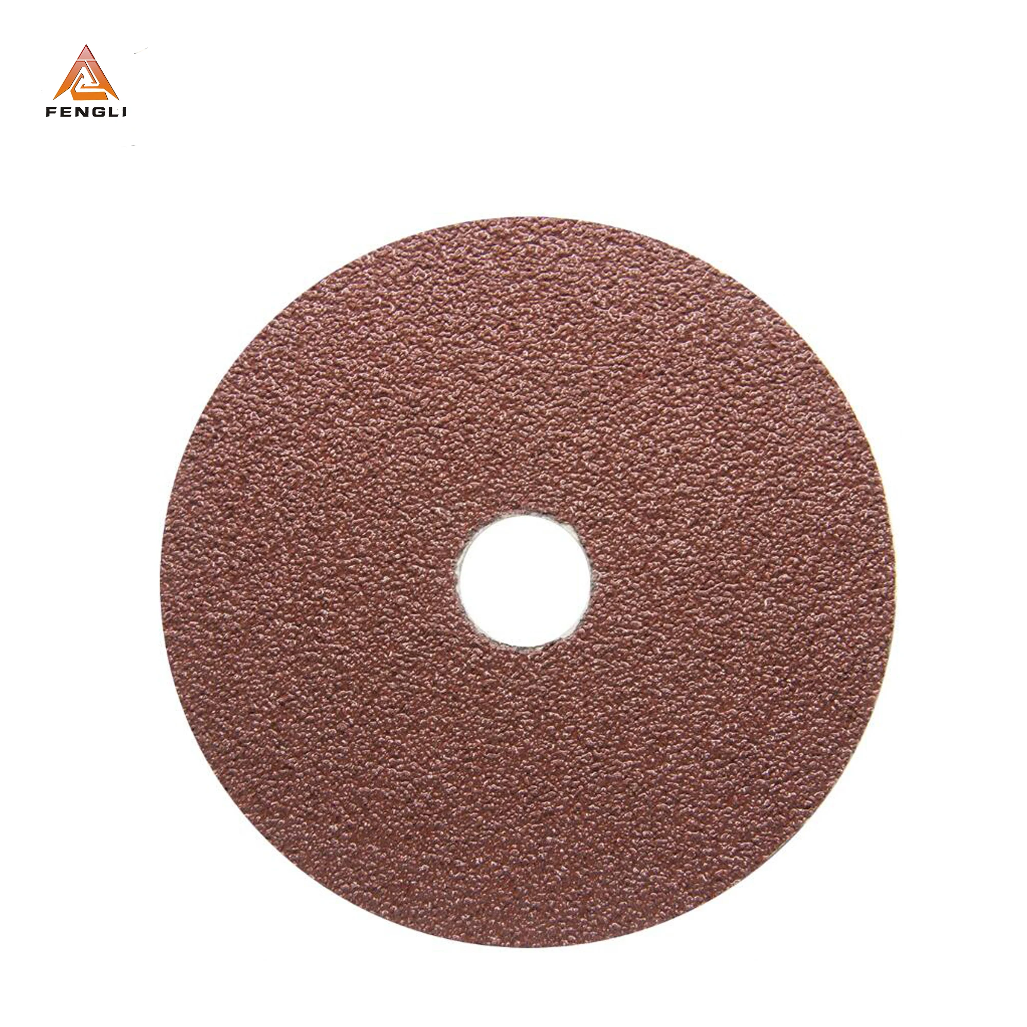 115mm Red Aluminum Oxide Fiber Sanding Disc-Fiber Disc for Wood and Metal