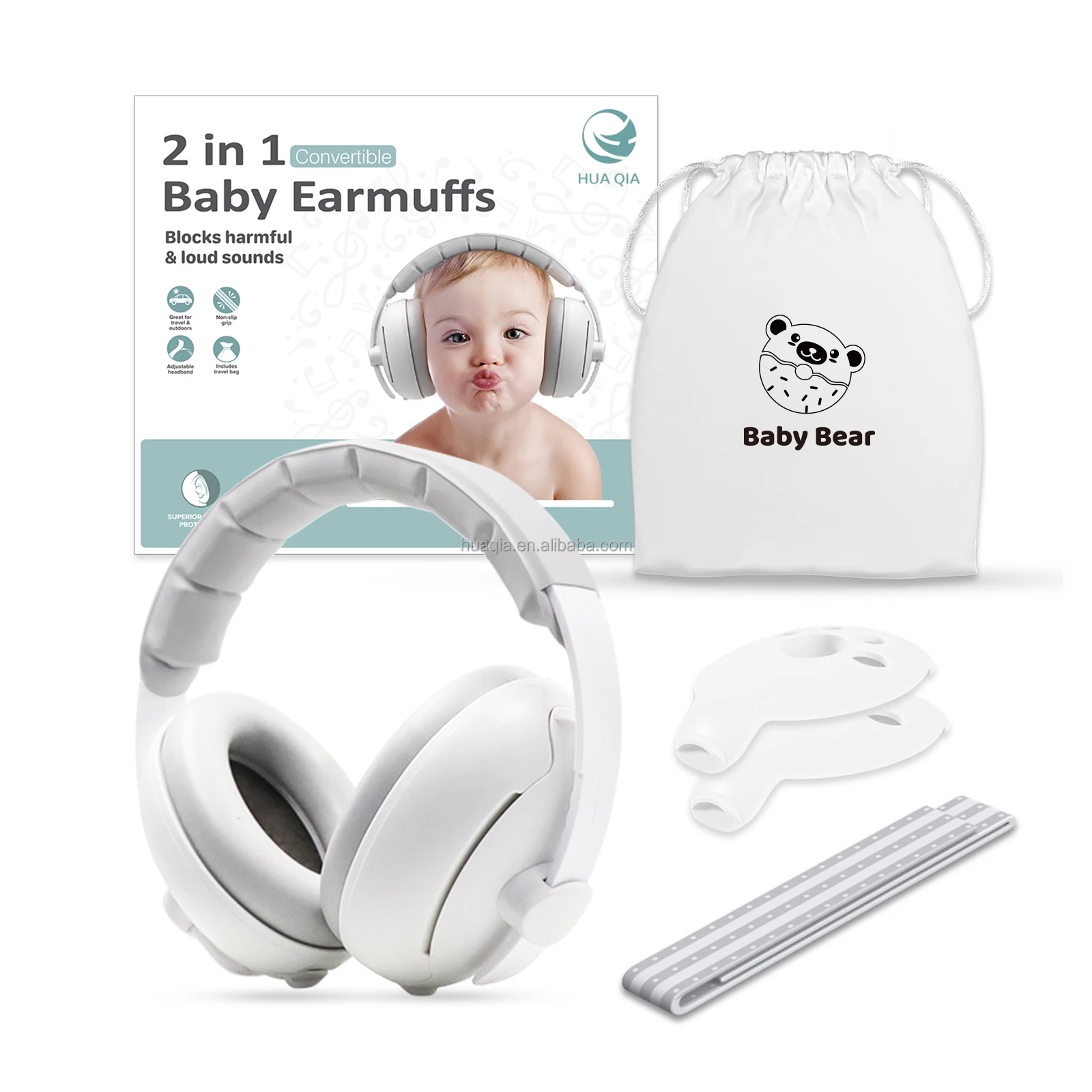 2 in 1 baby ear muff Sleep Earmuff Noise Reduction earmuffs Baby Ear Protection Hearing Protection For Babys kids ear protection