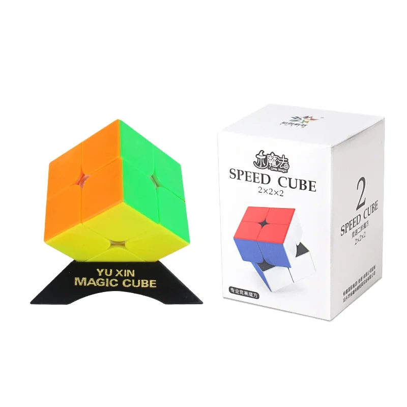 Yuxin  Speed puzzle Little magic 2x2x2 5CM cube Collecting plastic magic cube Educational toys