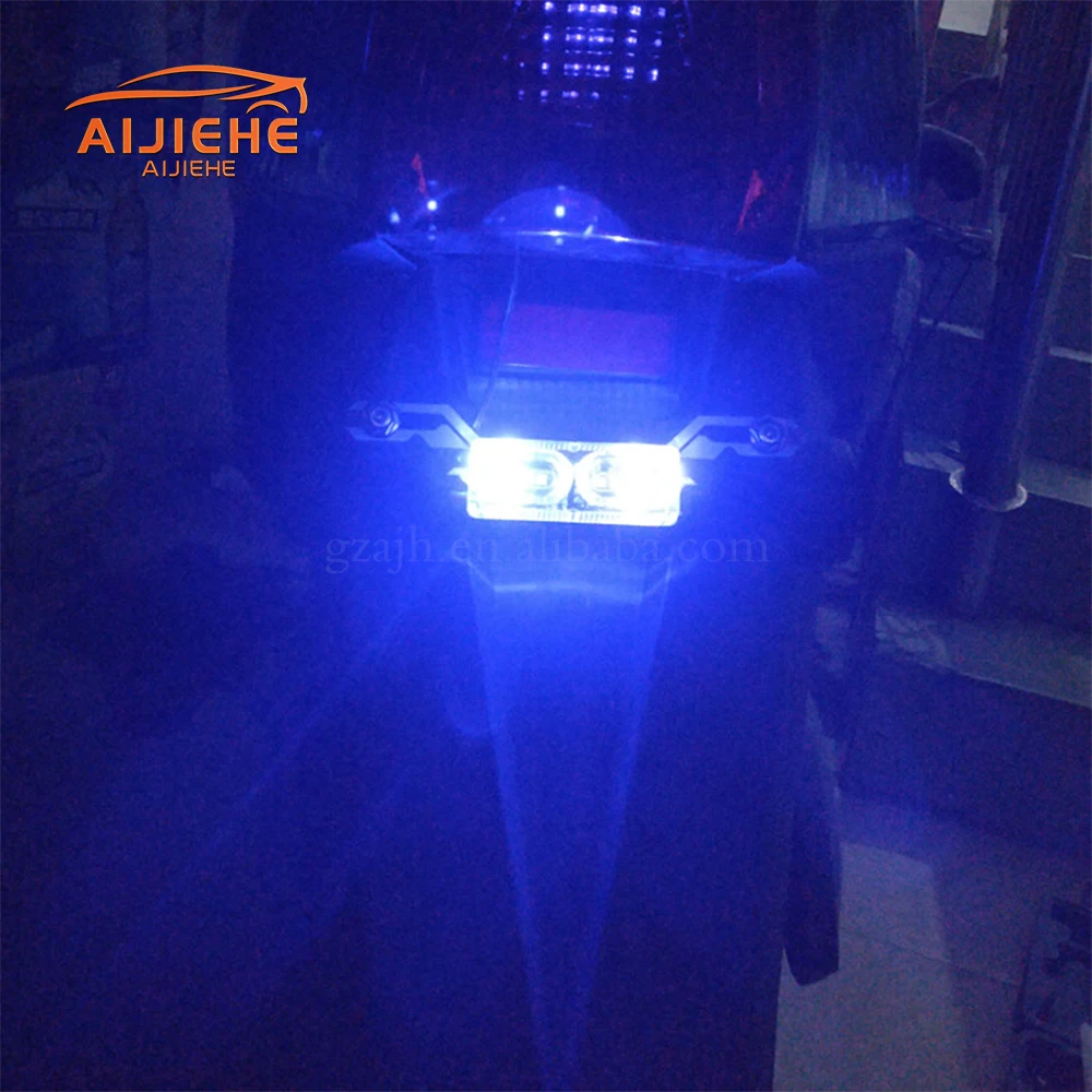 DRL Strobe flash Warning Brake Tail Light Stop Flashing rgb Emergency 12V Motorcycle Light brake Lamp motorcycle led light