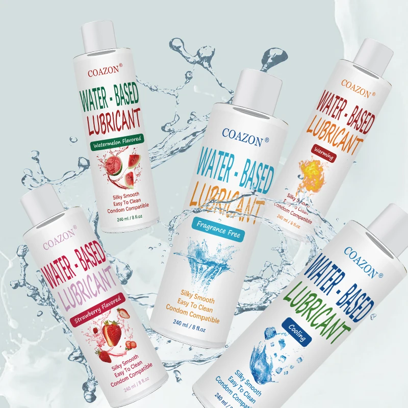 Private Label Strawberry Water Based Personal Sex Lubricant Long Lasting Body Massage Oil Adult lubricant