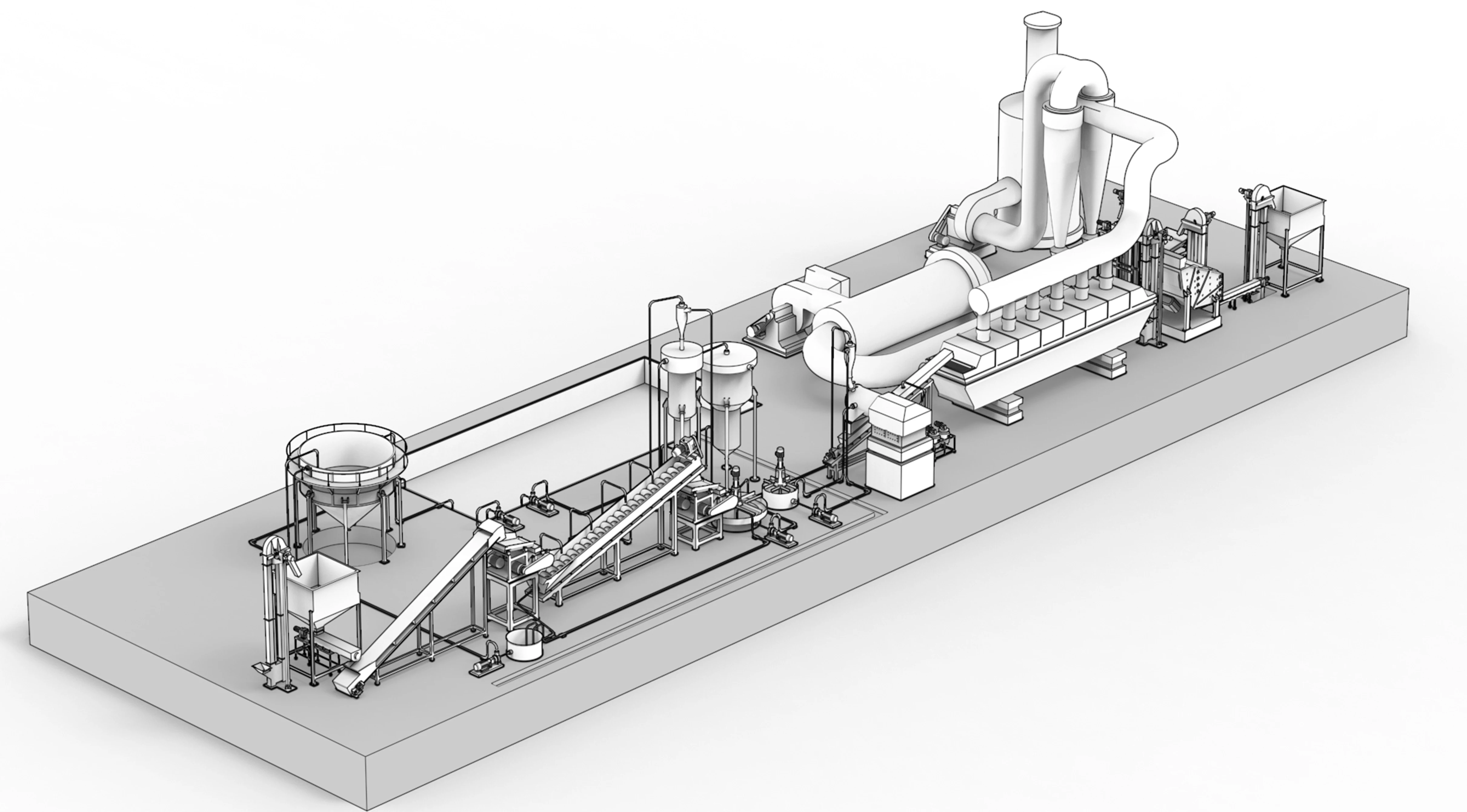 
Iodized Table Salt Production Line/Industrial Salt Making Machine 